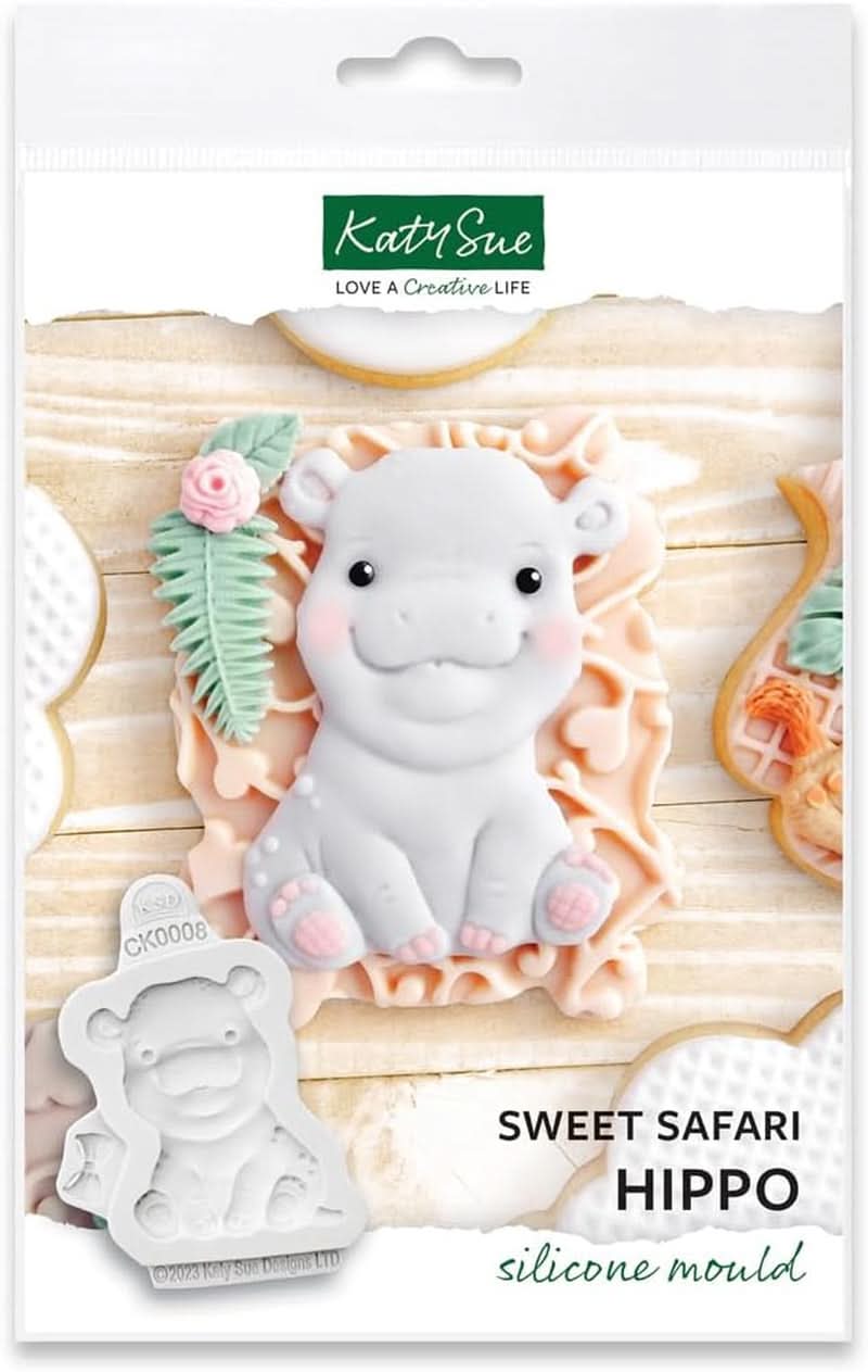 Katy Sue, Sweet Safari Silikongjutning, Naty Shop Kitchen Hipopotam