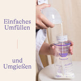 Lansinoh Muttermilchbeutel - 25 Stück - Zum Sicheren Aufbewahren Und Einfrieren Von Muttermilch - Hygienisk & Platzsparend Tillbehör Mat och Amning Bebe Naty Shop