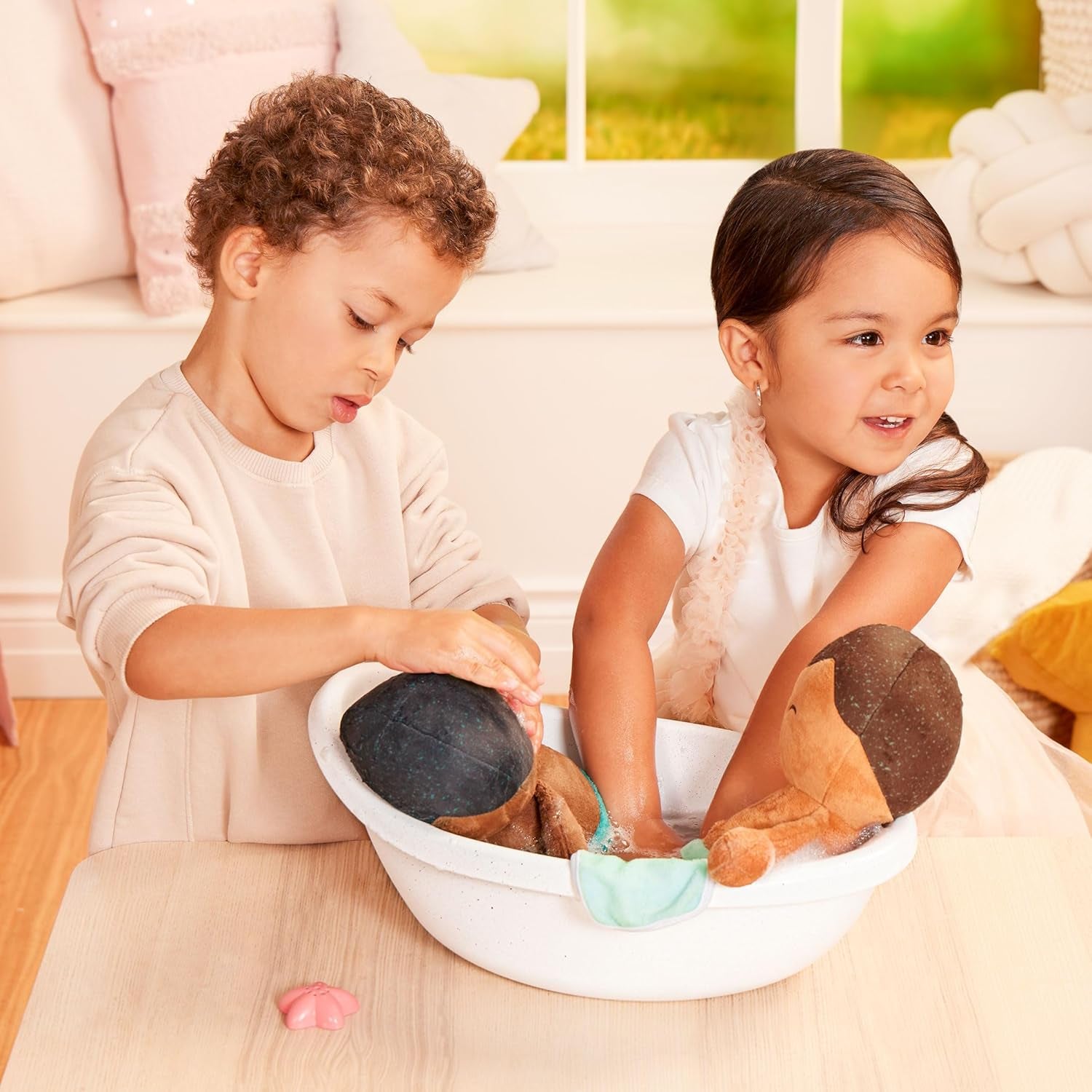 LullaBy – Dockbadkar – Badkarset – Badleksak – Docktillbehör – Realistisk vattenlek – Barn 2+