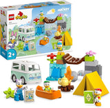 LEGO 10997 DUPLO Disney Musse och vänner Camping Äventyrsset med husbil, kanot och tusensköna Anka Figur, Byggleksak Present för småbarn 2+ år, flickor och pojkar Byggset Beuche den LEGO-Store Singur