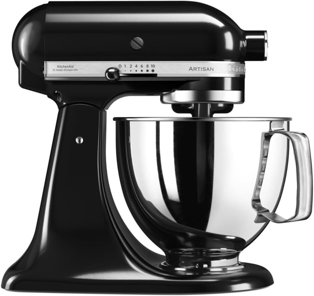 KitchenAid Artisan 5KSM125EER Skålmixer, 300W, 4,8L Naty Shop Svart