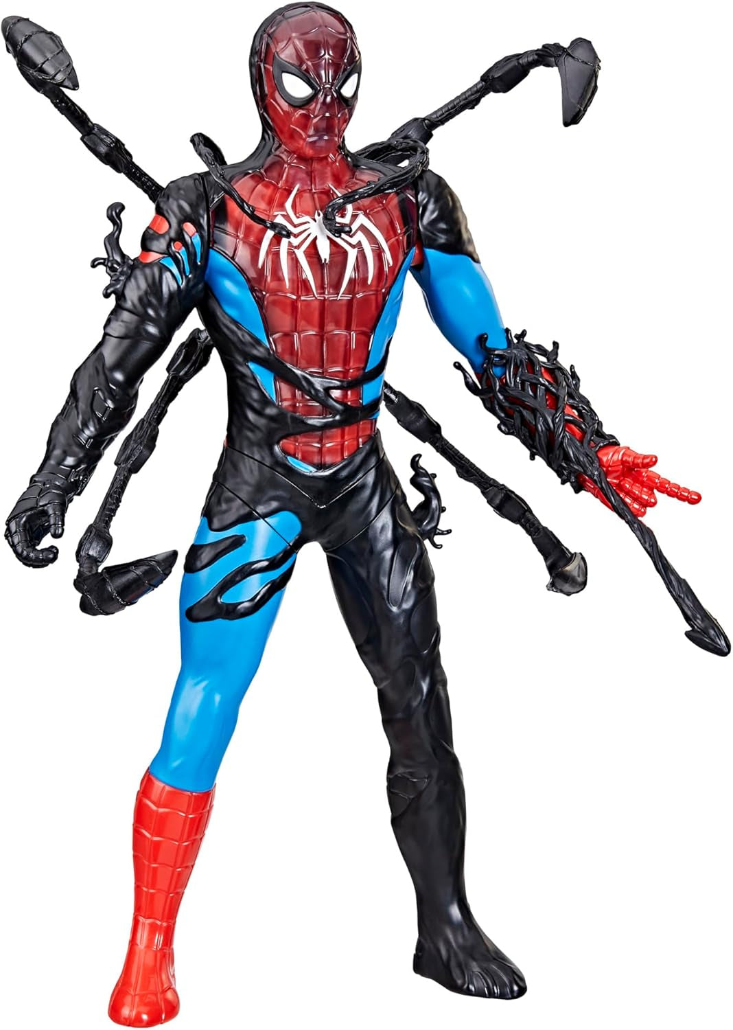 Marvel Spider-Man Venomversus Spider-Man Color Changer Actionfigur med tillbehör Actionfigurer Naty Shop Standardtitel