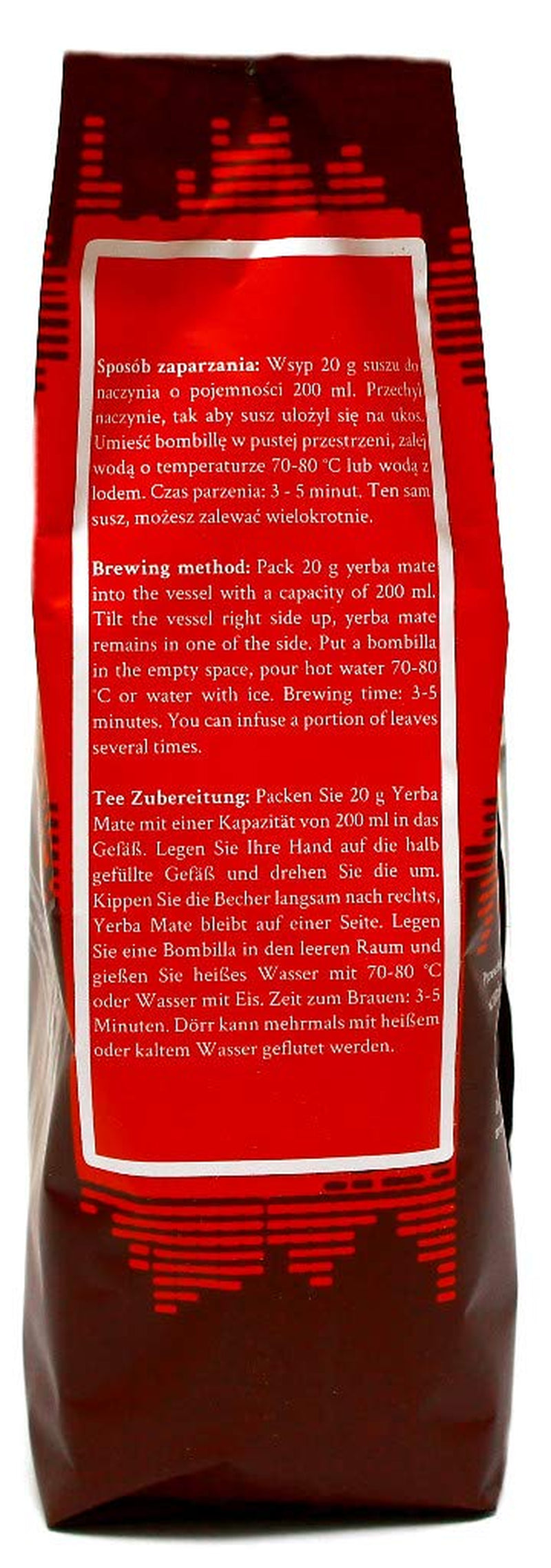 Mate Tea Koffein I Orostat, stamlöst och pulverfritt Traditionellt - Starkt Mate Tea från Paraguay I Koffeininnehåll | Energigivande och avgiftande dryck 500 G I 0,5 Kg