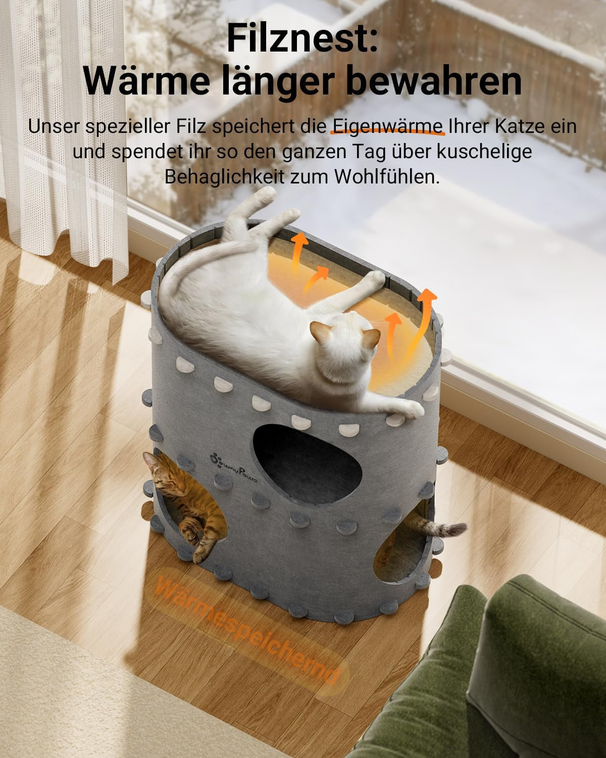 Filtar och möbler, husdjur, grottor och hus, katter, sängar för katter, katter - sängar, madrasser