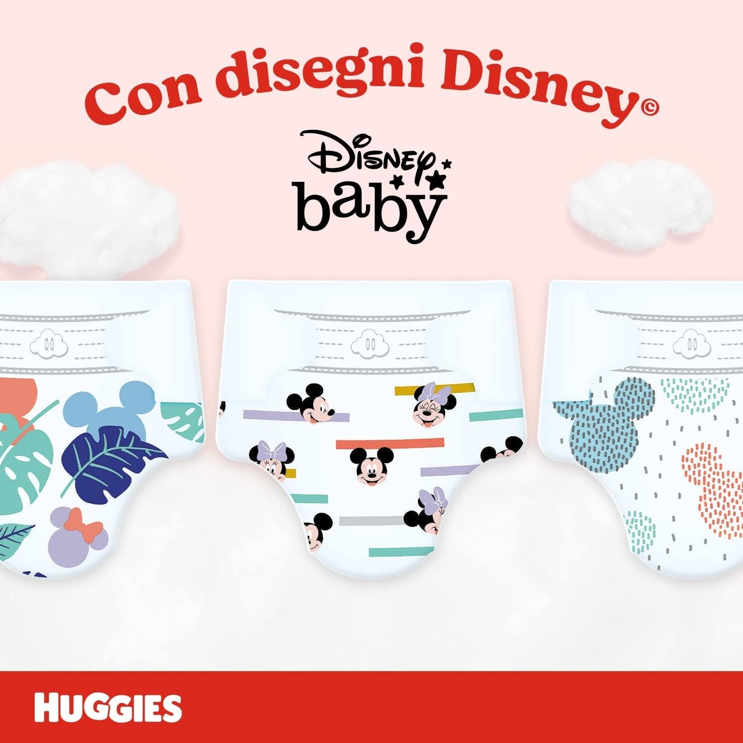 Huggies Ultra Comfort-blöjor, storlek 4 (7-18 kg), Disney Design, Value Pack, 150 stycken