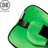 Puckator Relaxeazzz Minecraft Creeper Plysch resekudde och ögonmask Nackstöd Sovkudde Nackkudde Resekudde Sovmask Barn och vuxna för resor Bil Tåg Flygplan Tillbehör Resekuddar Naty Shop