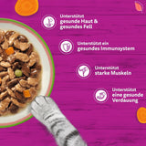 WHISKAS SMAKLIG MIX Nassfutter i sås für Katzen 40 x 85 g Chef's Choice