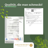 Ekologiskt Yerba Mate Tea Original 1 kg Loose Mate Tea High Koffein Orostat Lufttorkat Labbtestade Mate Blad Packade i Tyskland Premium Quality Gräfenhof
