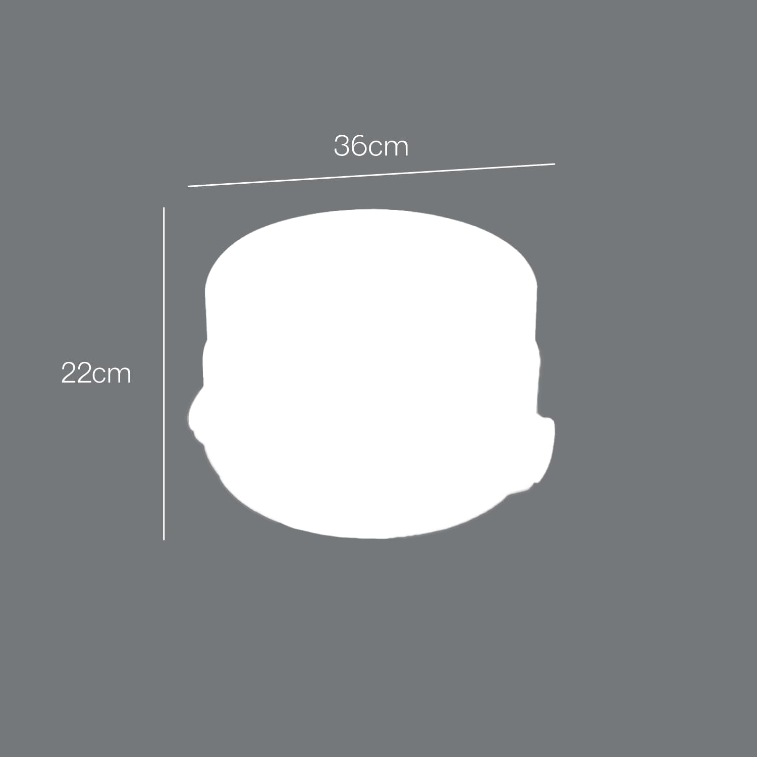 Metaltex tårtbehållare, justerbar i höjdled, polypropen, vit/transparent, ⌀ 30 cm, höjdjusterbar 8 och 15 cm Matförvaringslådor Naty Shop