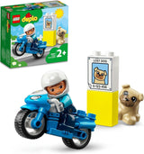 LEGO 10967 DUPLO polismotorcykel, polisleksak för småbarn från 2 år, idealisk leksak för babymotorik, leksaksmotorcykelbyggnadsset Besuche den LEGO-Store Single