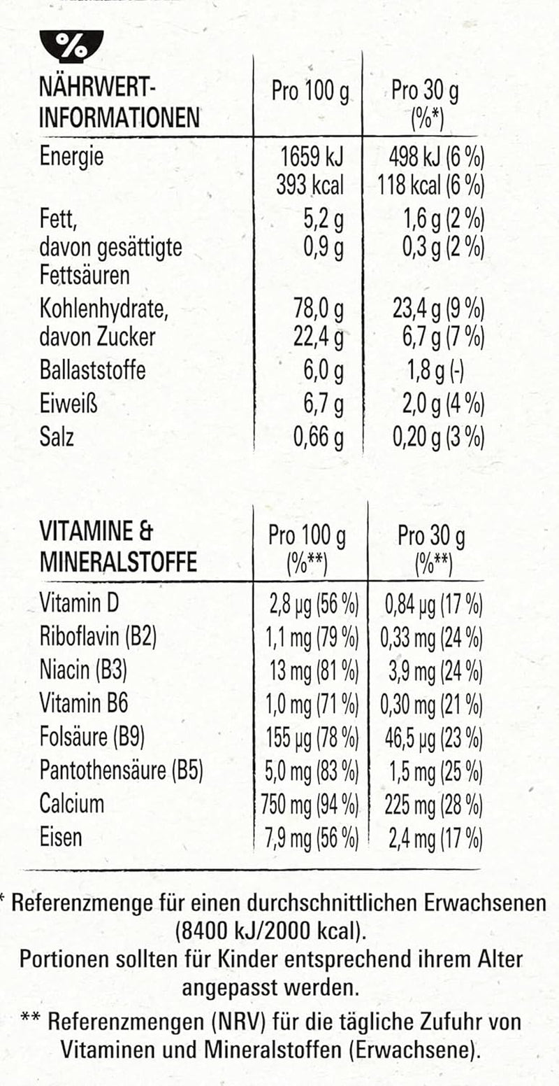 Nestlé Cookie Crisp (+20%), fullkornsfrukostkexflingor för barn, förpackning om 1 (1x450g)