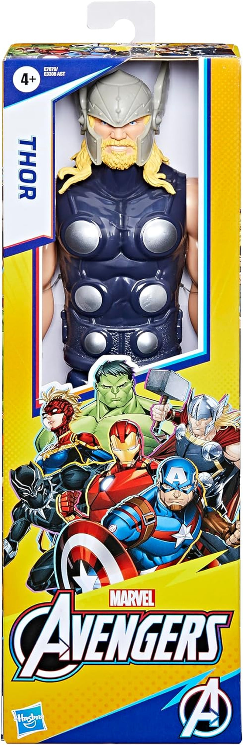 Marvel Avengers Titan Hero Series Blast Gear Thor Actionfigur 30 cm stor leksak för barn från 4 år och uppåt Actionfigurer Naty Shop