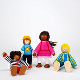 51463 - Flexibla dockor Interkulturell familj