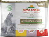 almo nature HFC Natural - Våtfoder för katter - med kyckling - Mänsklig kvalitet, Glutenfri, Monoprotein - 55g, förpackning om 6