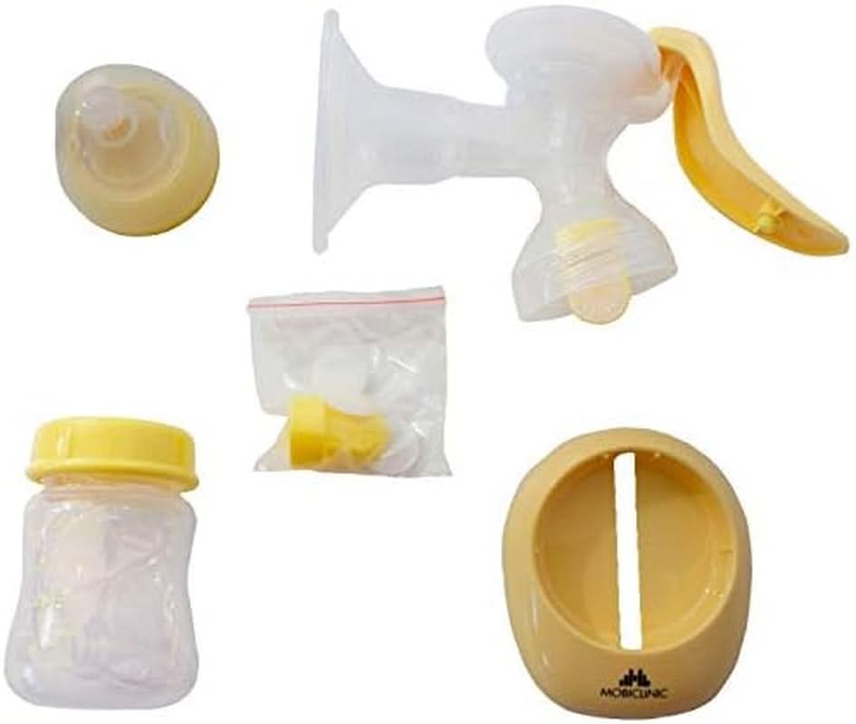 Mobiclinic ®, Manuell bröstpump, europeiskt märke, ergonomiskt handtag Tillbehör Mat och amning Bebe Naty Shop