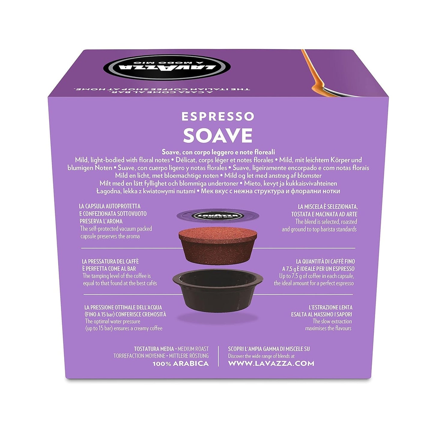 Lavazza A Modo Mio Espresso Soave, 1 x 16 kapslar (1 x 112 g)