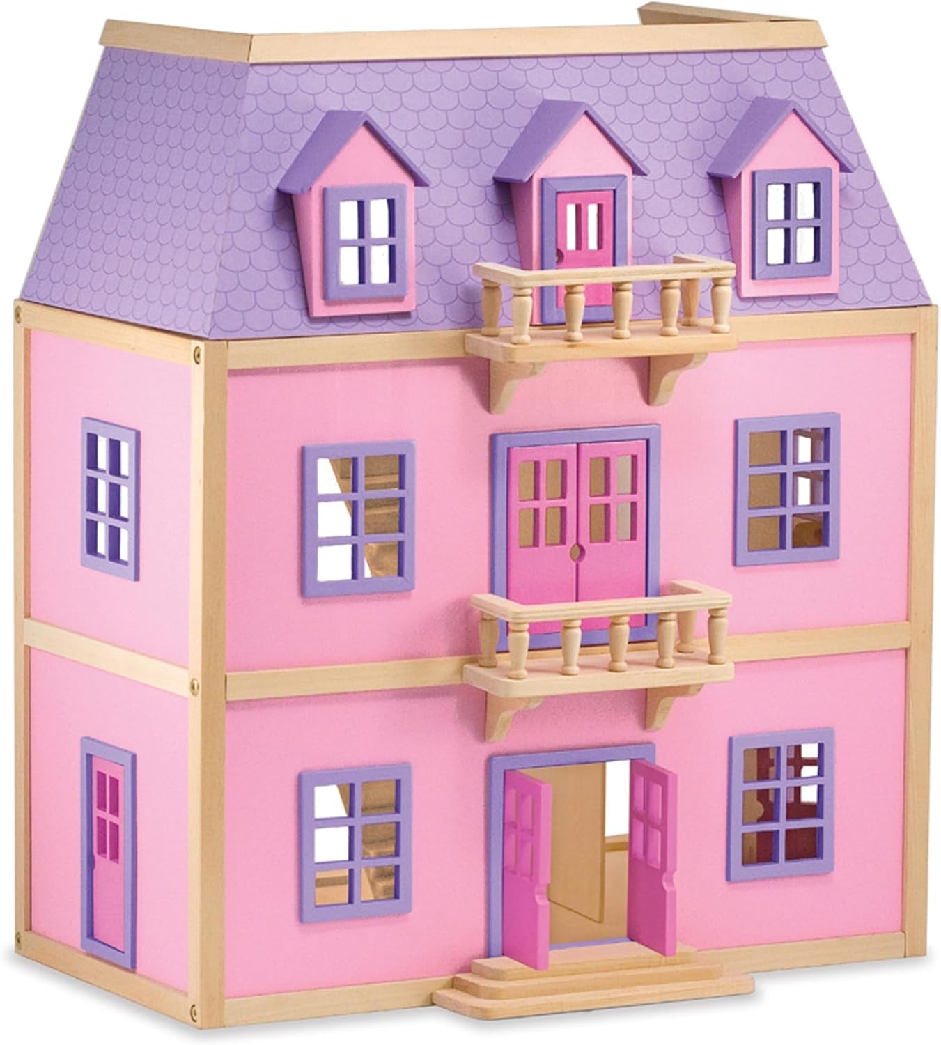Melissa & Doug dockhus i trä