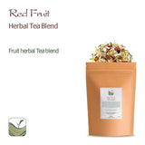 Blandning av ekologisk frukt och örtteer - 100 % naturligt örtte med den intensiva smaken av röda frukter - Fruktte Ekologisk fruktte Lösfruktste Lösfruktste Vinterfruktte