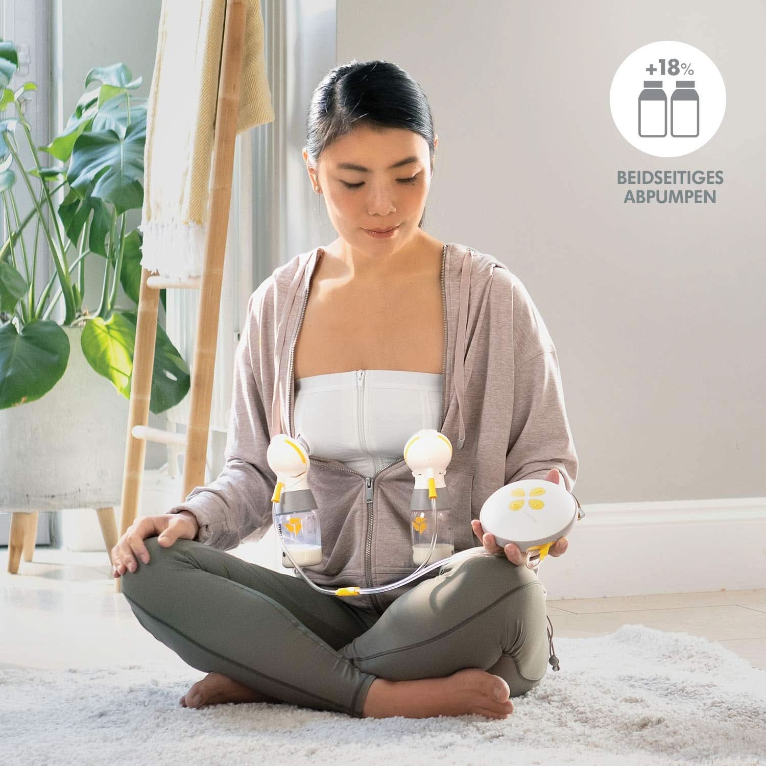 Medela Swing Maxi dubbel elektrisk pump - laddningsbar via USB Mat och amningstillbehör Bebe Naty Shop