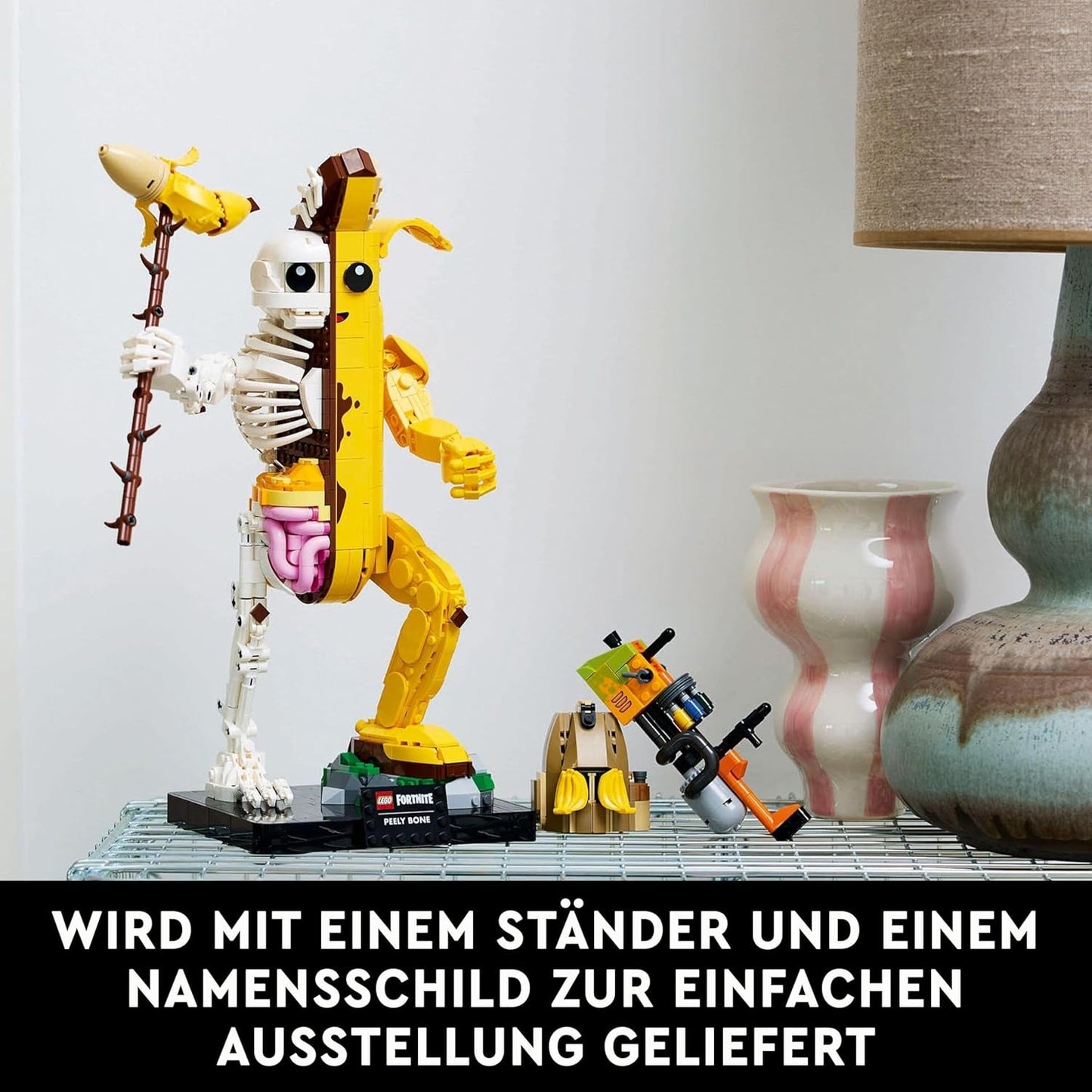 LEGO Fortnite benshali - Inklusive färgkastare och skålplockning - Samlarobjekt för videospelsfans - Byggset för vuxna som hem- eller kontorsdekoration - 77072 Byggset Besuche den LEGO-Store