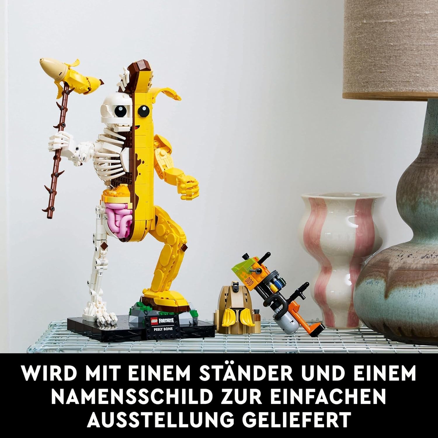 LEGO Fortnite benshali - Inklusive färgkastare och skålplockning - Samlarobjekt för videospelsfans - Byggset för vuxna som hem- eller kontorsdekoration - 77072 Byggset Besuche den LEGO-Store
