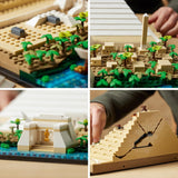 LEGO 21058 Arkitektur The Pyramid of Cheops Byggsats för hantverk som kreativ hobby, presentidé för vuxna, män, kvinnor, mamma, pappa, kreativ aktivitet, samling av berömda landmärken Byggset Besuche den LEGO-Store