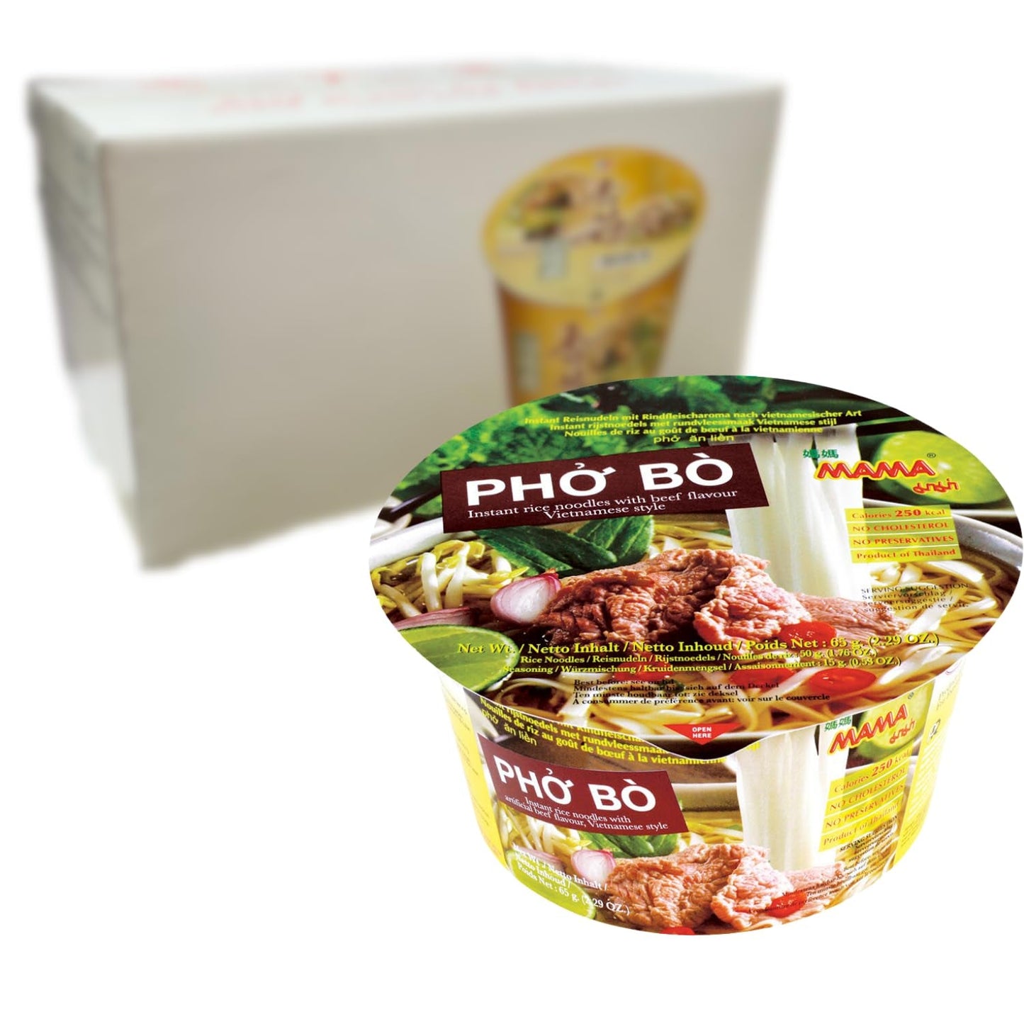 MAMA - Pho Ga Instant Rice Nudel Bowl - (1 x 65g)