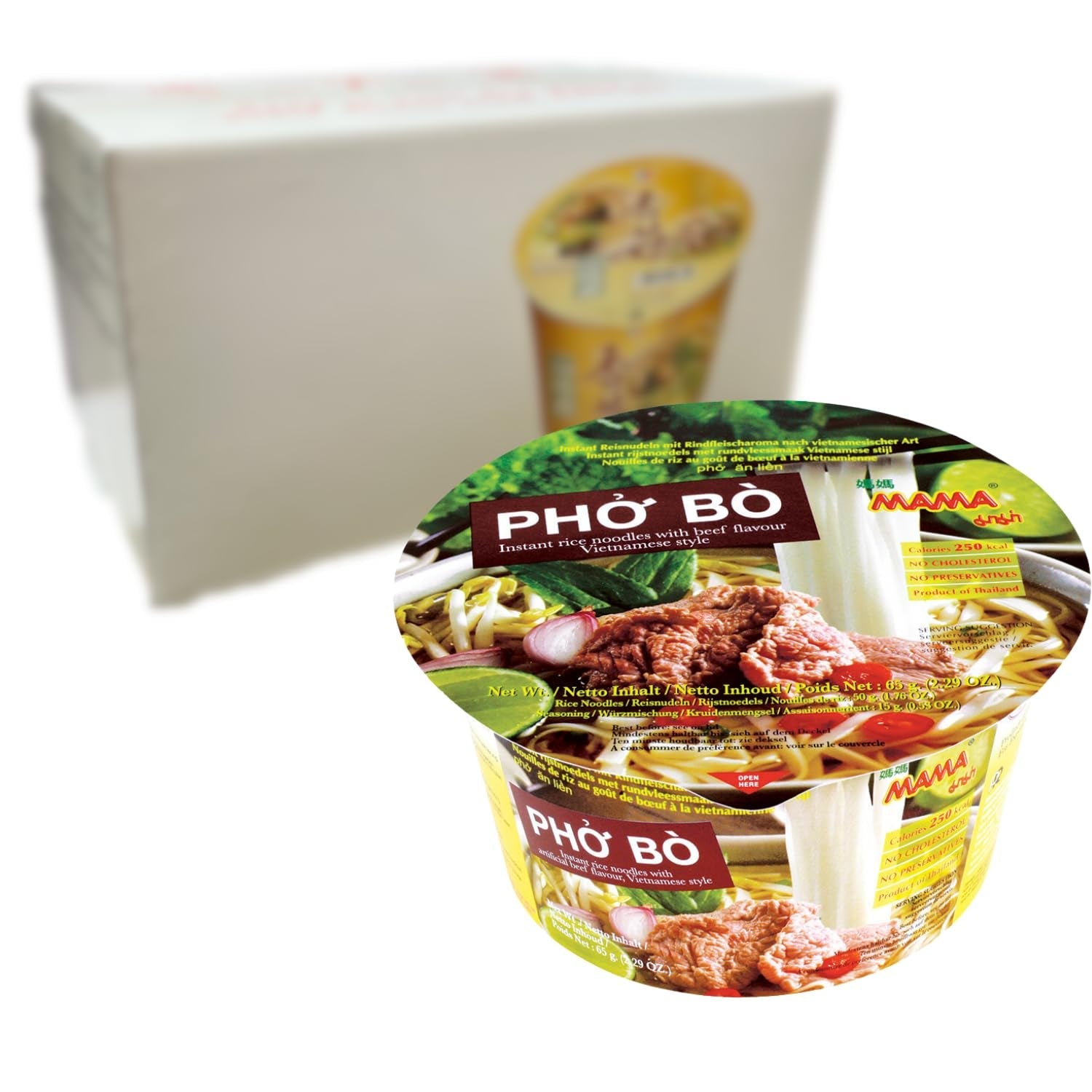 MAMA - Pho Ga Instant Rice Nudel Bowl - (1 x 65g)