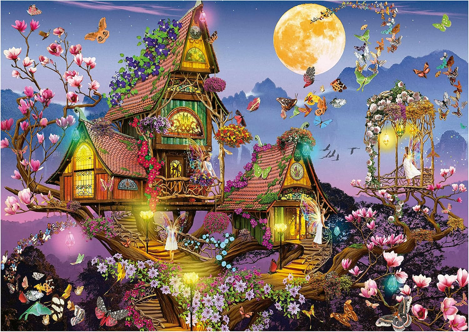 Educa - Pussel 500 bitar för vuxna | sagohus, 500-bitars pussel för vuxna och barn från 11 år, fantasy, sagor, älvor (19554) Puzzle Naty Shop