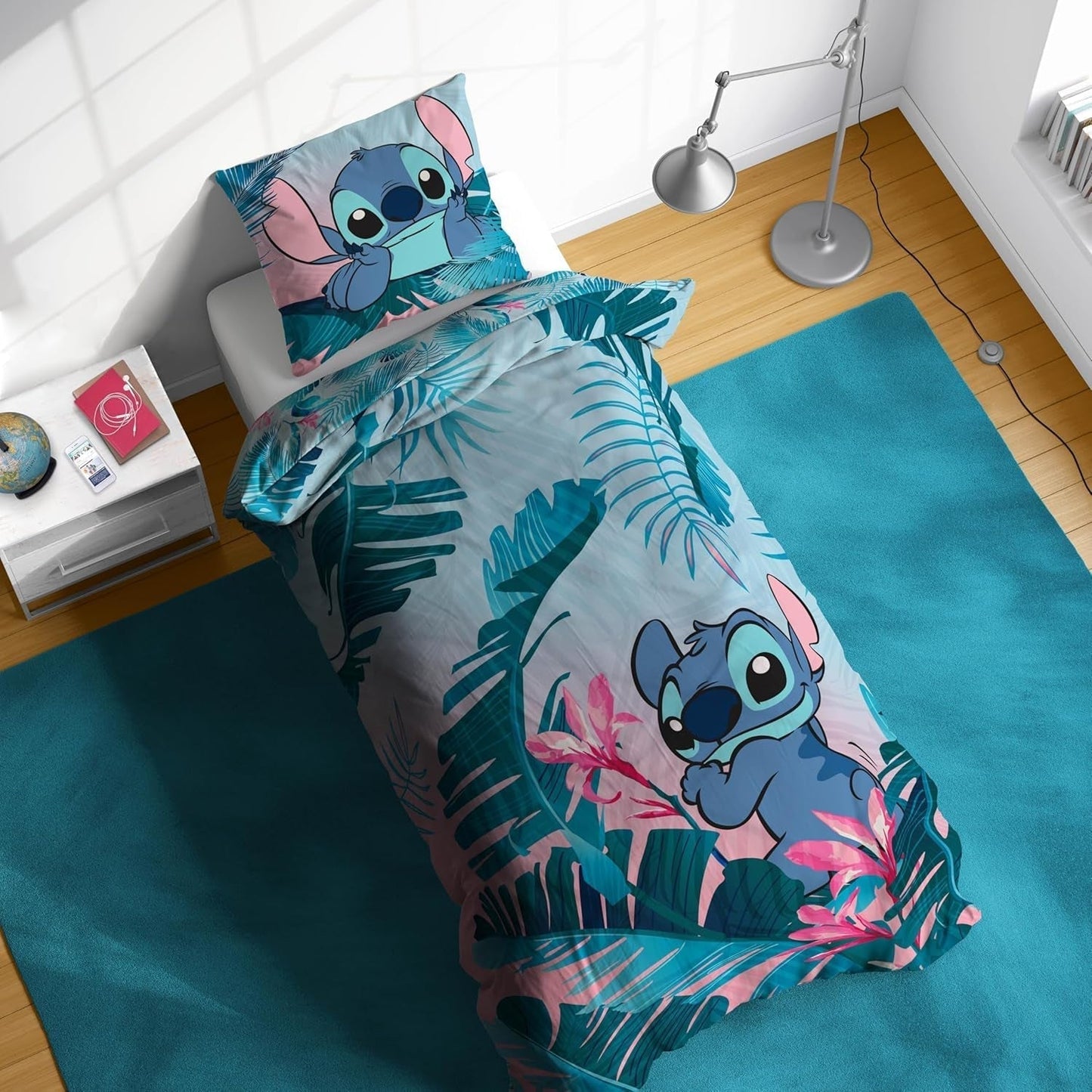 Sängkläder för barn Lilo And Stitch Floral Sängkläder - barn Naty Shop