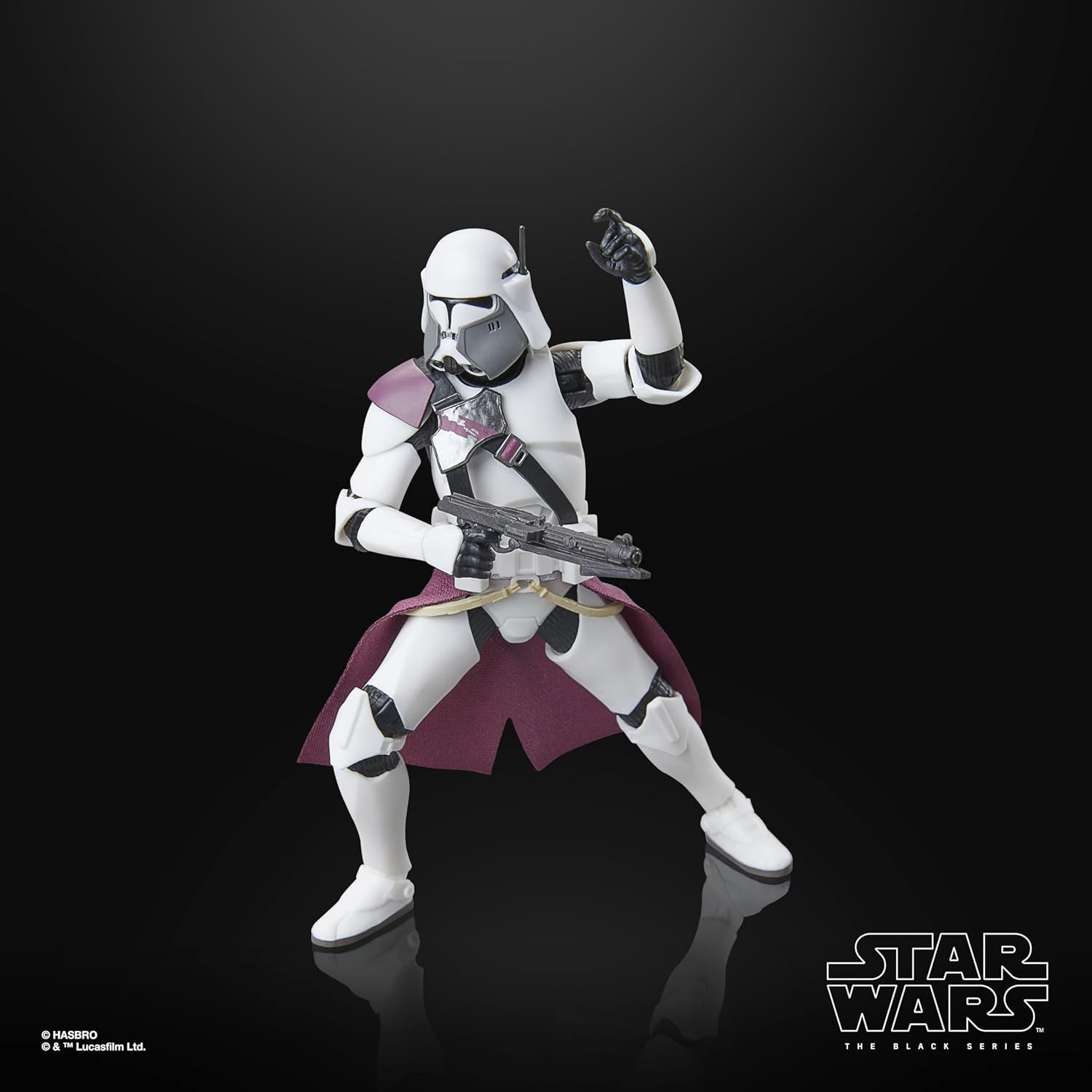 Star Wars Black Series Clone Commander Bacara, Star Wars: Ahsoka Premium Samlarfigur (15 cm) Actionfigurer Naty Shop