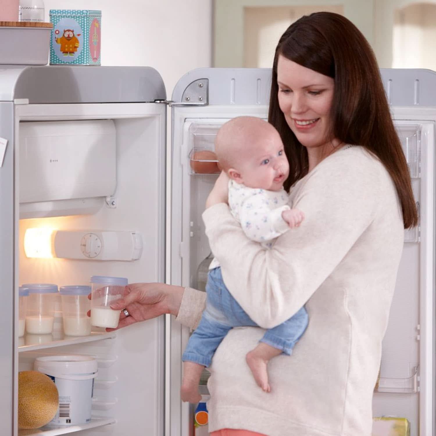 Philips AVENT SCF619/05 Förvaring Becher Für Muttermilch, Becher Inklusive Deckel Tillbehör Mat och amning Bebe Naty Shop