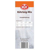 RUF Rührkuchen Backmischung, Nur Wasser & Öl Zugeben, Rezeptur Für Blechkuchen, Kastenkuchen, Muffins, Gugelhupf Und Tortenböden, 1X1000G Blandning för bakning och matlagning Naty Shop