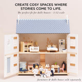 – My Doll Family Wooden Dollhouse Playset | Daisylane Dollhouse Tillbehörsset för flickor - Lämplig för åldrarna 3+ P053