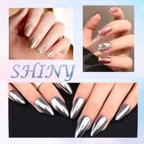 Chrome Nagel Pulver Spiegel Effekt Metallic Staub Holographische Glitter Glasierte Maniküre Dekoration Reflektierendes Pigment Für DIY Gel Polish Nail Art, Harz Handwork, Geschenke Für Gold