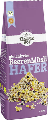 hof havre müsli med bär, glutenfri (425 g) - Bio
