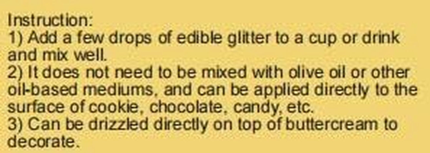 Ätbart glitter, 5 gram Glitter Nati Shop