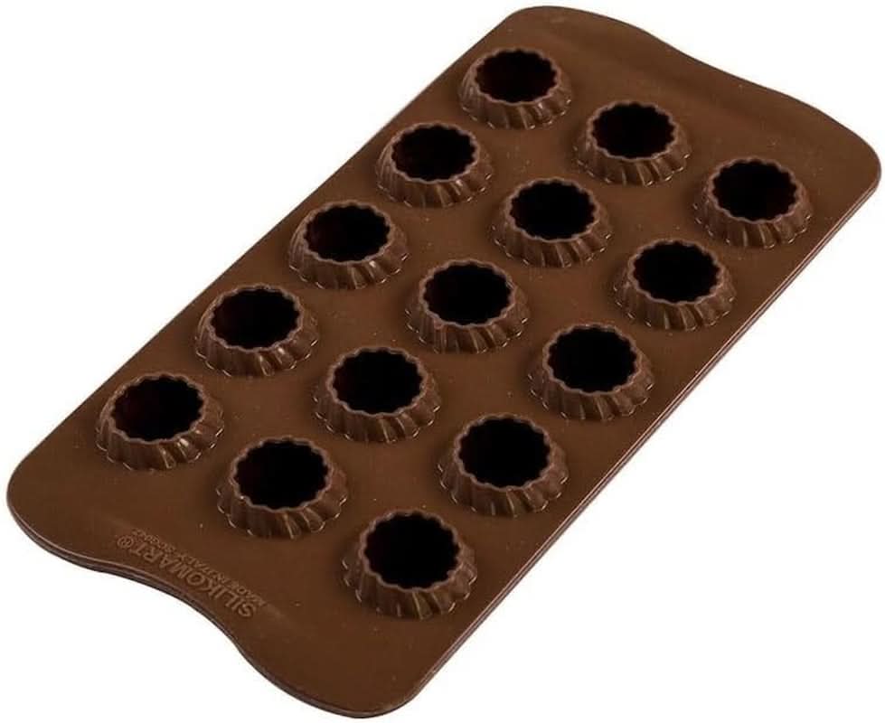 Silikomart 199384, 3D Chokladform Kök Flame Naty Shop