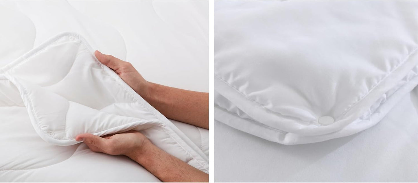Degrees Home - 4 Estaciones - Nordiskt täcke, 180 Cm, 2 täcken. Vinter: Fibrer 270 G/M2; Sommar 170 Gr/M2-260X240 Cm Täcken och täcken Naty Shop