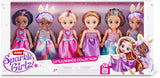 Samlingsobjekt Princess Fashion Dolls, Princess Dress Up Dolls (6-pack)