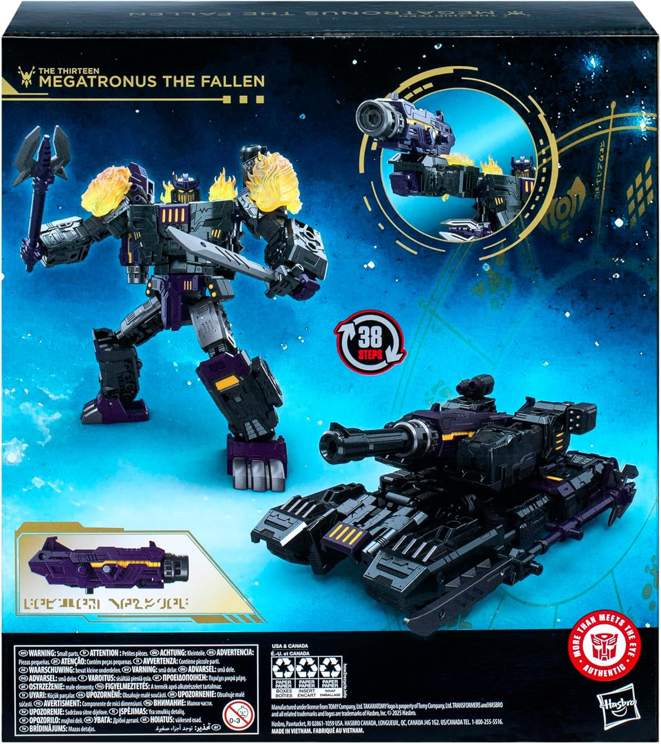 Transformers Age of the Primes Leader-Class the Thirteen Megatronus the Fallen Actionfigurer Naty Shop