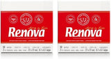 Renova pappersservetter, vit bordscocktailstil - 90 servetter (paket med 2)
