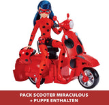 Bandai - Miraculous Ladybug - Miraculous Switch'n Go Scooter + 26 cm Ladybug Lucky Charm artikulerad docka - P50668