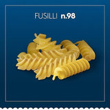 Barilla Pasta Classic Fusilli nr 98 från högkvalitativt durumvete, alltid al dente, Chili, Spaghetti, Fusilli, Penne, Italiensk, 500g