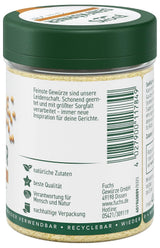 Fuchs Gewürze - Senfkörner gemahlen - für die Zubereitung von Rubs, zum Verfeinern von Suppen und Saucen - naturliga ingredienser - 45 g i wiederverwendbarer, recyclebarer Dos