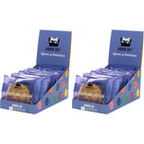 Veganska saltade karamellmandelkakor - individuellt förpackade glutenfria sojafria ekologiska mandelhavre - 12 x 50 g multipack (förpackning med 2)