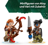 LEGO Horizon Adventures Aloy och Varl vs. Armored Walker and Sawtooth, monsterbilleksak och minifigurer, samlingsset för videospelsfans, pojkar och flickor över 9 år 77037 Byggset Besuche den LEGO-Store