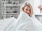 Traumnacht avslappningsfilt 135 X 200 Cm, 4 kg tyngd filt för lugnande och stressavlastning, rekommenderas för vuxna, Oeko-Tex certifierad, producerad enligt tyska kvalitetsstandarder Täcken och täcken Naty Shop