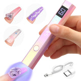 Saviland U V Lampe Für Gelnägel: Mini U V Lampe Für NägelSchützen Sie Die Haut Wiederaufladbar Klein LED Nagellack Trocknergerät Für Nagellack Aufbaugel Nageltips Nagelkleber Geschenke Für Frauen