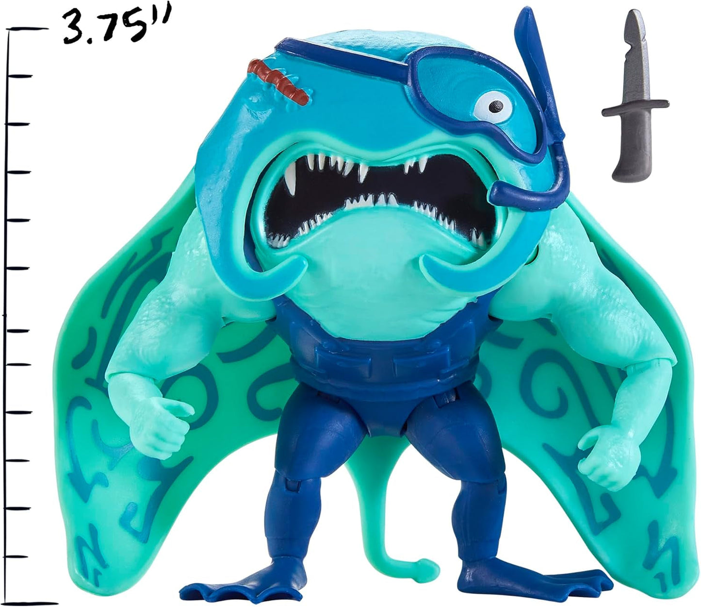 TEENAGE MUTANT NINJA Turtles - Basfigur Ray Fillet Actionfigurer Naty Shop